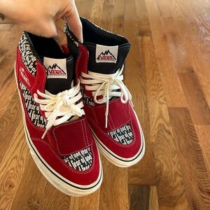 Vans Red High-Top Sneakers